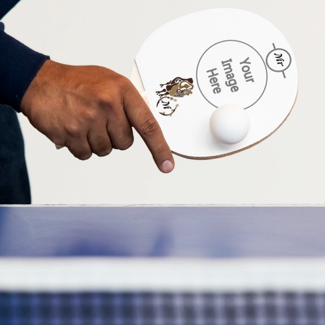 Raquette De Ping Pong Monogramme de chameau de Bactrie lunaire (Insitu)