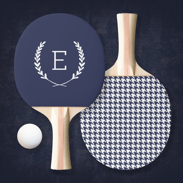 Raquette De Ping Pong Monogramme de Laurel Crest (Créateur téléchargé)