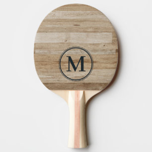 Raquette De Ping Pong Monogramme en bois de frêne clair