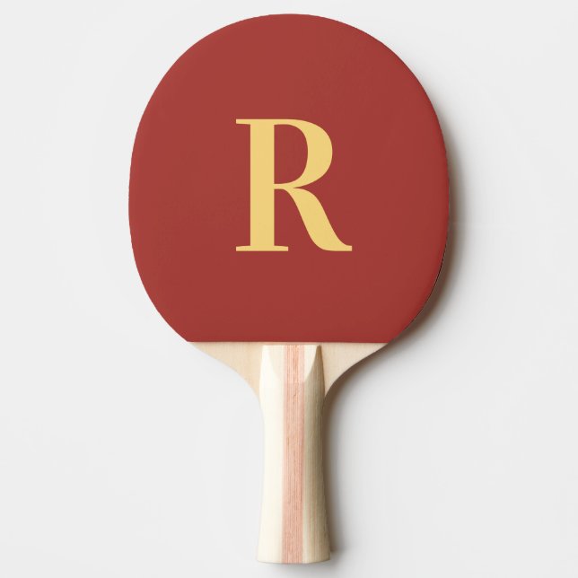 Raquette De Ping Pong Monogramme Or Brown (Devant)