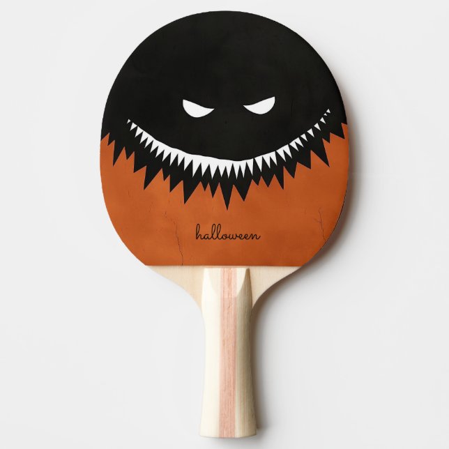 Raquette De Ping Pong Monstre d'Halloween (Devant)