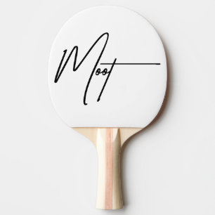 Raquette De Ping Pong "Moot" - Citation de l'ami mutuel témoin