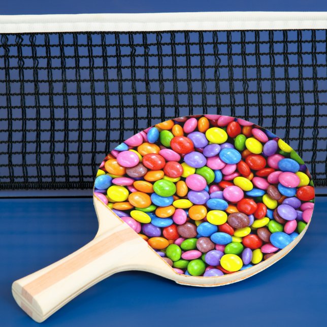Raquette De Ping Pong Morceaux de bonbons colorés (Insitu)