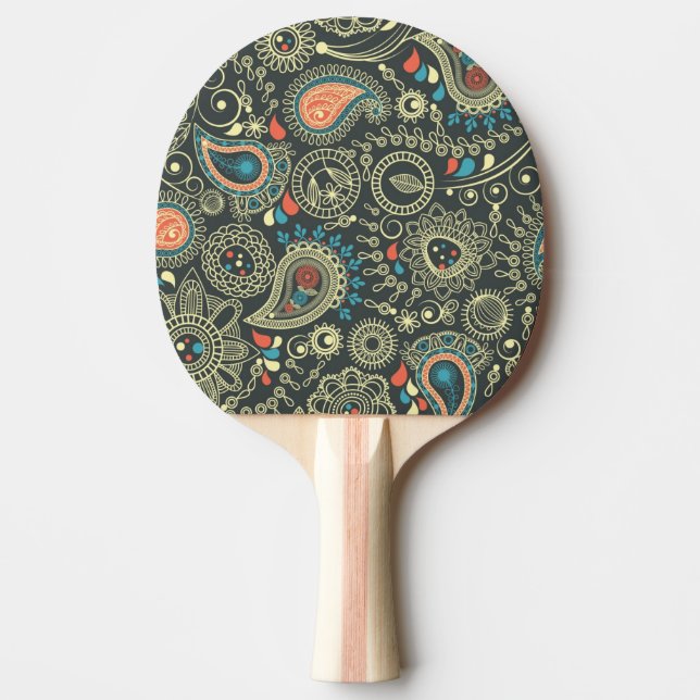 Raquette De Ping Pong Motif 3 de Paisley (Devant)