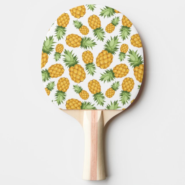 Raquette De Ping Pong Motif à ananas (Devant)