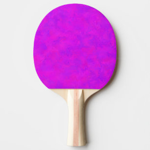 Raquette De Ping Pong Motif Abstrait Rose Violet