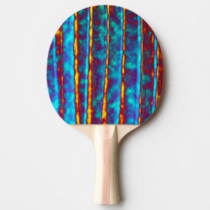 Raquette De Ping Pong Motif Abstrait très unique