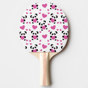 Raquette De Ping Pong Motif au jour de l'amour