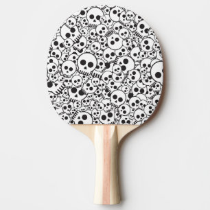 Raquette De Ping Pong Motif avec des crânes