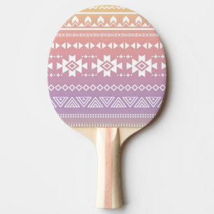 Raquette De Ping Pong Motif aztèque tribal d'ombre