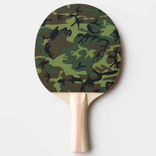 RAQUETTE DE PING PONG MOTIF CAMOFLAUGE