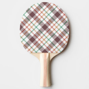 Raquette De Ping Pong Motif carreaux classique