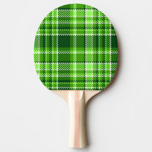 Raquette De Ping Pong Motif Checkered de couleur verte