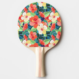 Raquette De Ping Pong Motif coloré de ketmie