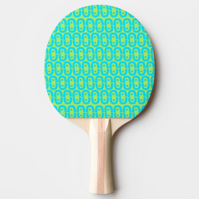 Raquette De Ping Pong motif coloré moderne (Devant)