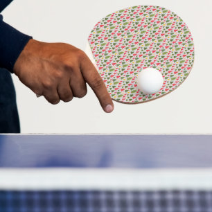 Raquette De Ping Pong Motif d'arbre de Noël multicolore