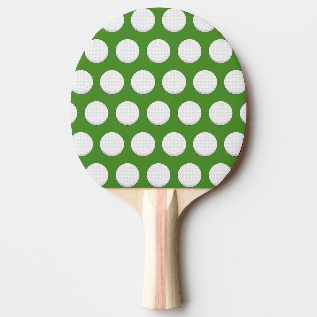 Raquette De Ping Pong Motif de balle de golf (Devant)