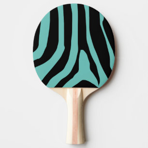 Raquette De Ping Pong Motif de bandes d'impression Zebra