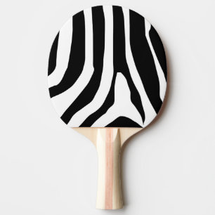 Raquette De Ping Pong Motif de bandes d'impression Zebra