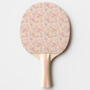 Raquette De Ping Pong Motif de blob à l'aquarelle