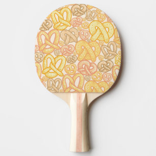 Raquette De Ping Pong Motif de bretzel