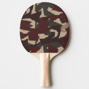 Raquette De Ping Pong Motif de camouflage militaire Abstrait