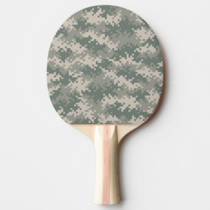 Raquette De Ping Pong Motif de camouflage militaire numérique