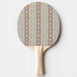 Raquette De Ping Pong Motif de conception de bloc de couleur géométrique