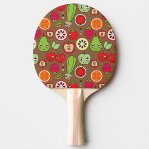 Raquette De Ping Pong Motif de cuisine de fruit