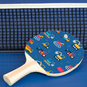 Raquette De Ping Pong Motif de déplacement de construction mûre