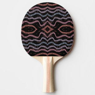 Raquette De Ping Pong Motif de dessin de peau de serpent vipère couleur 