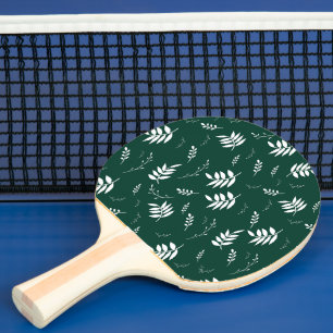 Raquette De Ping Pong motif de feuille