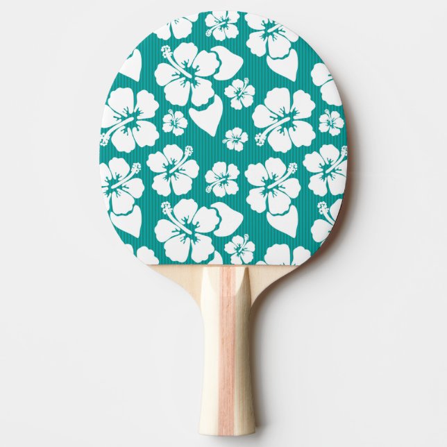 Raquette De Ping Pong Motif de fleur hawaïen de ketmie (Devant)