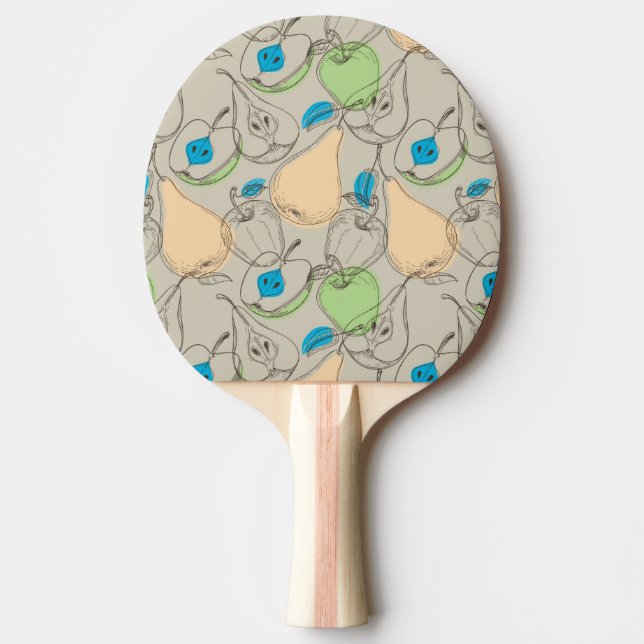 Raquette De Ping Pong Motif de fruits (Devant)