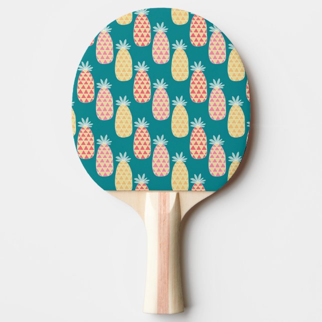 Raquette De Ping Pong Motif de griffonnage d'ananas (Devant)