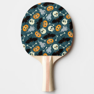 Raquette De Ping Pong Motif de Halloween
