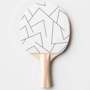 Raquette De Ping Pong Motif de ligne graphique moderne, urbain simple, d