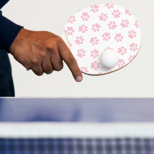 Raquette De Ping Pong Motif De Pâtes, Poches De Chien, Bébés Pailles Ros