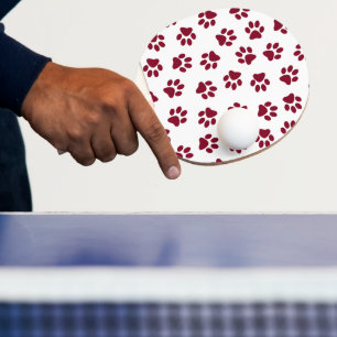 Raquette De Ping Pong Motif De Pâtes, Poches De Chien, Pâtes De Bourgogn