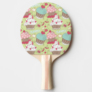 Raquette De Ping Pong Motif de petit gâteau