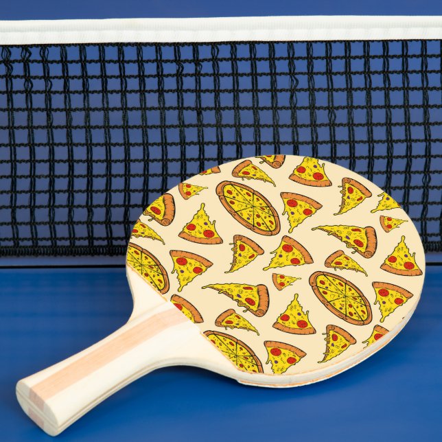 Raquette De Ping Pong Motif de pizza au fromage fondu (Insitu)