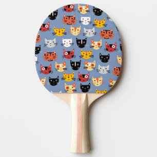 Raquette De Ping Pong Motif de plusieurs chats