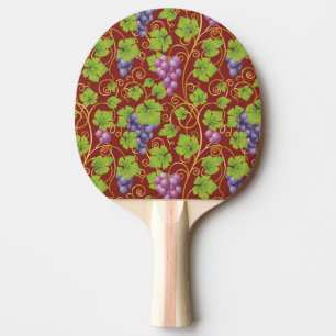 Raquette De Ping Pong Motif de raisins
