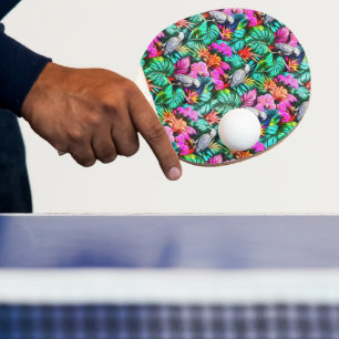 Raquette De Ping Pong Motif de surface sans couture Jungle Dreams avec p