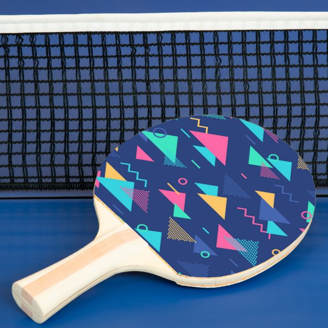 Raquette De Ping Pong Motif des années 80 (Insitu)