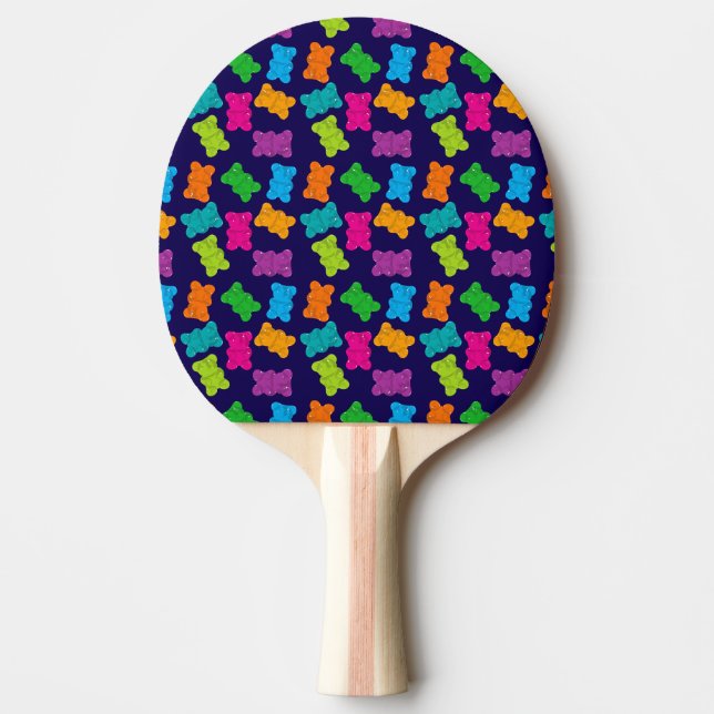 Raquette De Ping Pong Motif des ours de gomme (Devant)