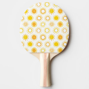 Raquette De Ping Pong Motif Doodle 