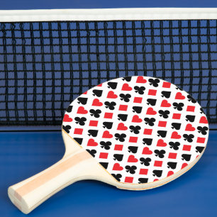 Raquette De Ping Pong Motif du pont de cartes