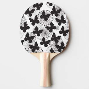 Raquette De Ping Pong motif d'un papillon