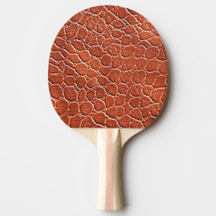 Raquette De Ping Pong Motif en cuir